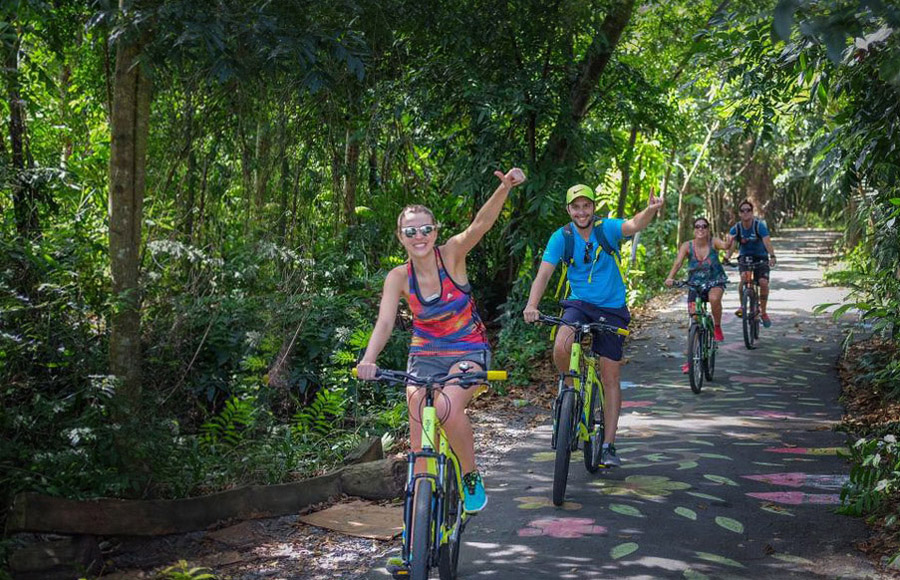 Bicycle Trips - Bangkok Bang Krajao Peninsula Green Route
